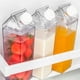 thumbnail image 4 of 2 Piezas Botella de Agua de Jugo de Leche Cuadrada Transparente de PláStico PortáTil Botella de Agua de CartóN de Leche de Bebida para Acampar Al Aire Libre B, 4 of 10