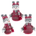 thumbnail image 5 of UYUH Christmas Plush Snowman Doll with Hat Holiday Tabletop Decor, Festive Display Ornament for Mantel, Ideal Christmas Gift, 5 of 9