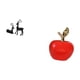 thumbnail image 5 of Elegante juego de figuras de y cerámica para sala de estar, estudio, balcón, decoración de mesa, escultura de animal y fruta, adorno de r, 5 of 8