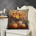 thumbnail image 4 of Flowers, pumpkinslinen throw pillowcase decoration pillowcase gifting preferred 24x24 inch cushion cover 2 sets sofa pillowcase sofa bedroom living room car, 4 of 5