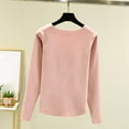 thumbnail image 3 of Chbgutlmr Womens Tops Long Sleeve Square Neck Thermal Comfy Undershirts Winter Basic Loose Warm Tops, 3 of 5
