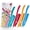 Dark Multicolor, variant on Hecef 6-Piece Kitchen Knife Set, Colorful Coated Stainless Steel Sharp Cooking Knives, Dishwasher Safe