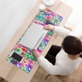 thumbnail image 3 of Long Mouse Pads for Desk,Pioneer Flower Floral Print Pattern Desk Mats on Top Of Desks, Desk Mouse Pad Extra Large with 3mm Non-Slip Base and Stitched Edge for Gaming,Office,Work,Home 31.5"x11.8", 3 of 6