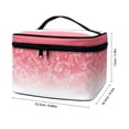 thumbnail image 5 of HELLHERO Butterfly Notes Portable Cosmetic Bag Case Make Up Organizer Bag Large Capacity Polyester Brush Slots Travel-Size Accessories, 5 of 5