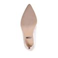 thumbnail image 5 of Lauren Lorraine Carolyn Big Jewel Embellished Pointed Toe Low Heel Formal Pumps (Ivory, 8.5), 5 of 5