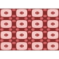 thumbnail image 1 of Ahgly Company Machine Washable Indoor Rectangle Transitional Red Area Rugs, 2' x 3', 1 of 7
