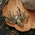 thumbnail image 7 of Figurine Brass Spider Animal Statue Small Sculpture Gifts Tabletop, 7 of 7