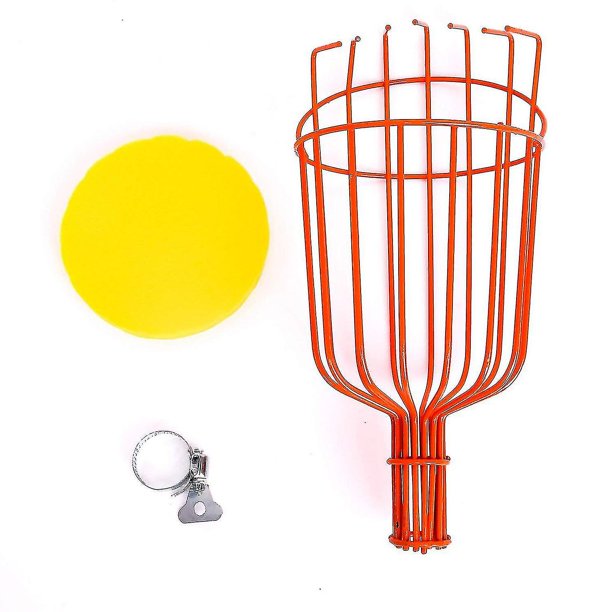 Herramienta para recoger frutas de la cesta del colector de metal