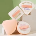 thumbnail image 4 of Velvet Flocking Round Makeup Puff For Foundation And Loose Powder Application, 4 of 8