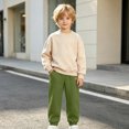 thumbnail image 5 of Bovxnpu Boys Sweatpants School Sports Pants Kids Comfortable Cargo Sweatpants Elastic Waist Trousers, 5 of 9