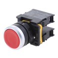 thumbnail image 4 of 2pcs AC600V 10A Interruptor de botón pulsador de plástico resistente a prueba de agua rojo y verde Baoblaze Interruptor de botón momentáneo, 4 of 8