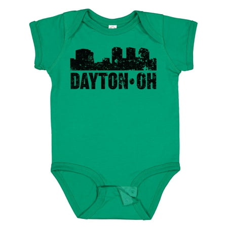 

Inktastic Dayton Skyline Grunge Gift Baby Boy or Baby Girl Bodysuit
