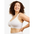 thumbnail image 3 of Leading Lady, The Evie, Unpadded Wireless Bra, Medium Support, Breathable Cotton Bra, Padded Straps, Comfort Bra (Women's & Women's Plus), 3 of 5