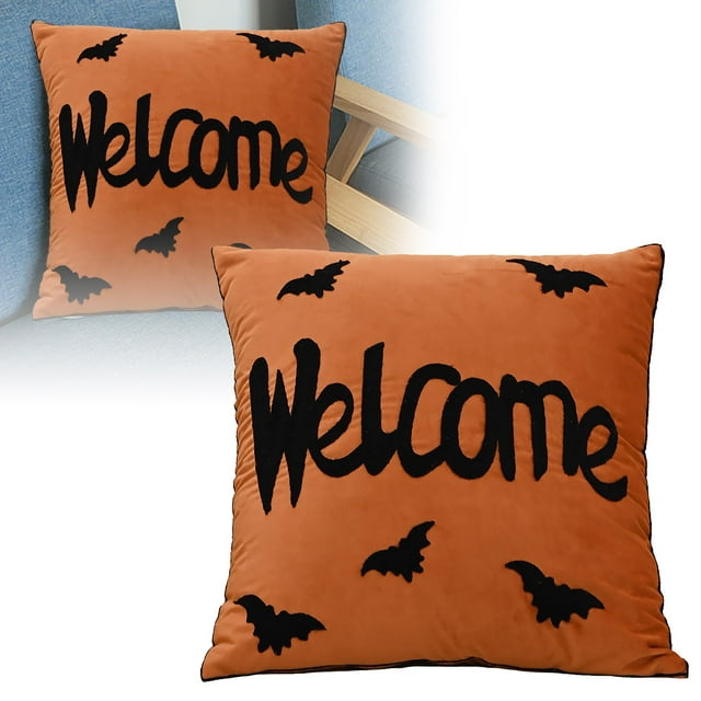 Home Improvement, Exquisite Embroidered Throw Pillow Warm And Comfortable Halloween Decoration!, Pillow Case