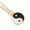 Golden, variant on 1 Pair Couple Necklace Eye-catching Rust-proof Alloy Unisex Necklace Tai Chi Pendants for Women