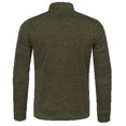 thumbnail image 7 of Mens Zip Up Sweatshirt Without Hood Fall Fashion Jackets Zipper Mock Neck Coat Casual Long Sleeve Top With Pockets, M, 7 of 7