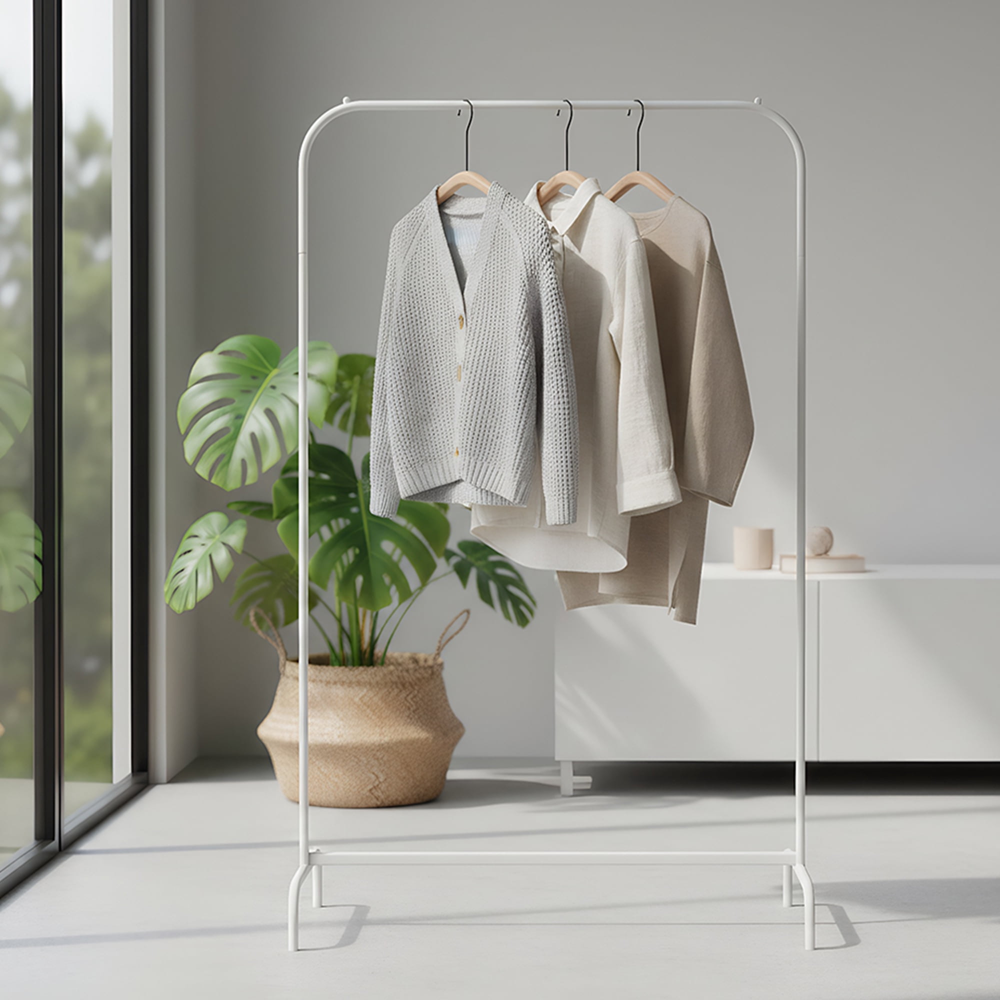 Unique Bargains 2Pcs Wood Nonslip Space Saving Hangers Black