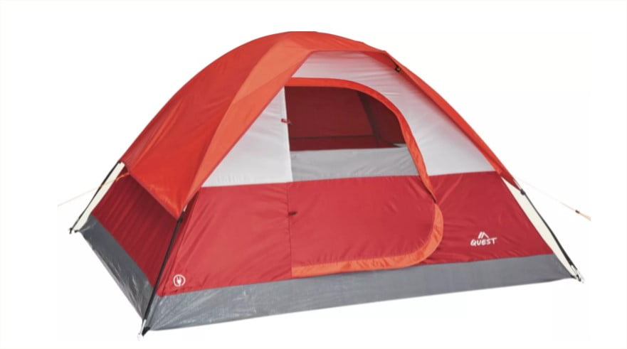 Quest Rec Series 3-Person Dome Tent RED 