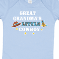 thumbnail image 4 of Inktastic Great Grandmas Little Cowboy with Cowboy Hat and Boots Boys Baby Bodysuit, 4 of 5