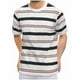 thumbnail image 1 of Tops para hombre, blusas y camisas de cuello redondo y manga corta para hombre, top casual de verano para hombre, top/camisa de cuello redondo y manga corta con solapa y estampado a rayas para hombre,, 1 of 2