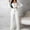 35-White, variant on SELONE Lounge Sets for Women 2 Piece Outfits Pants Sets Casual Solid Color Long Sleeve Cardigan Slim Buttoned Casual Pants Suit 35-Gray M