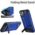 thumbnail image 4 of for iPhone 13 Pro Case Built in Kickstand Heavy Duty Dual Layer  Grade Drop Protection Case，for Women and Men-Dark Blue, 4 of 6