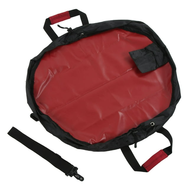Cambiador de neopreno con cordón retráctil, tela Oxford, resistente al polvo, para surfear, playa, deportes al aire libre