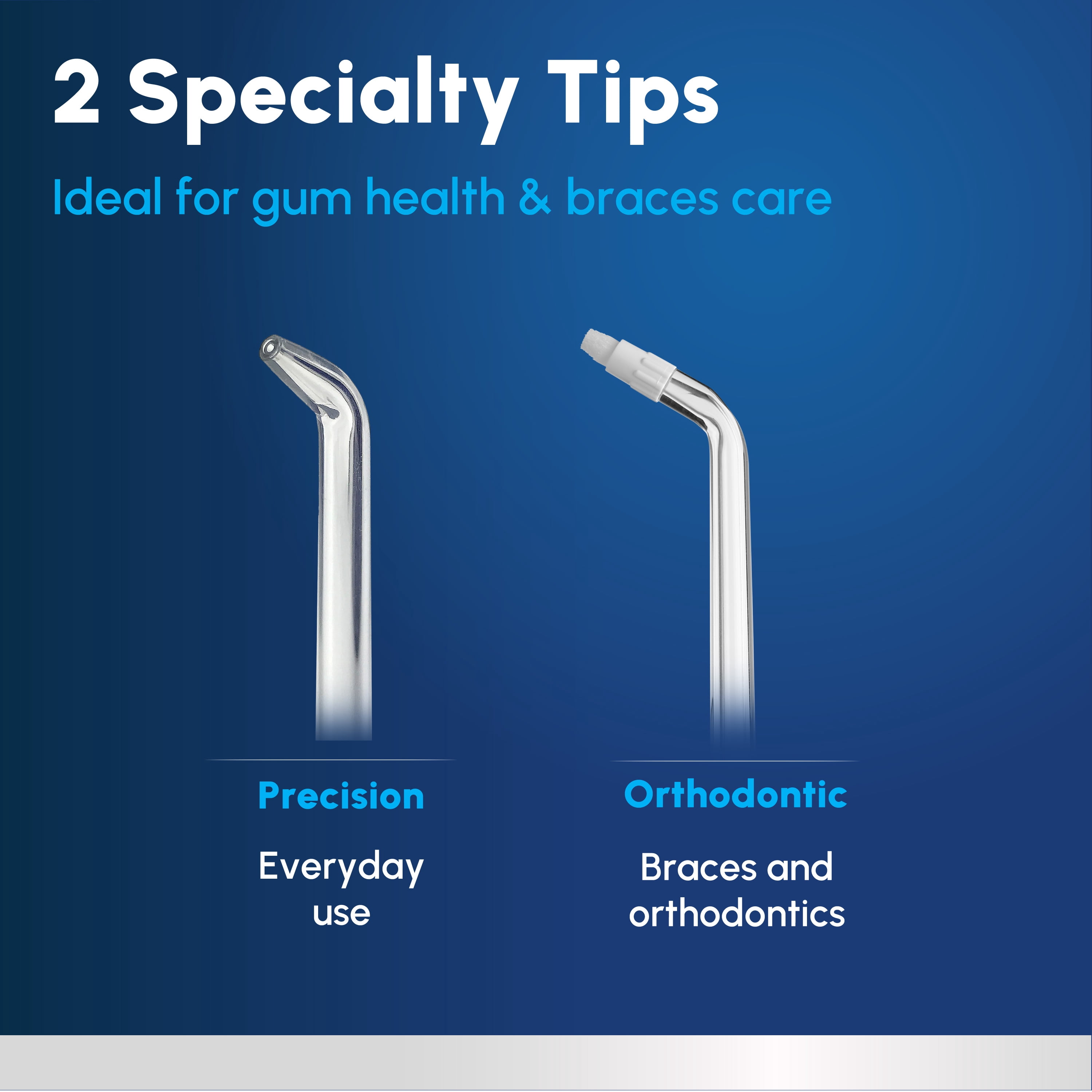 Waterpik Cordless Enhance 3200 Water Flosser with 2 Settings, 2 Tips, ADA Accepted