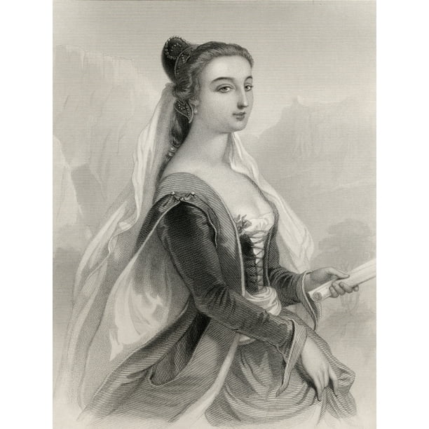 Laura De Noves 13081348 Petrarch???S Muse Engraved By F Holl After G