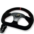 thumbnail image 4 of Suede Leather Steering Wheel + Hub Adapter Kit For Scion xB, TC, xD, xA, 4 of 7