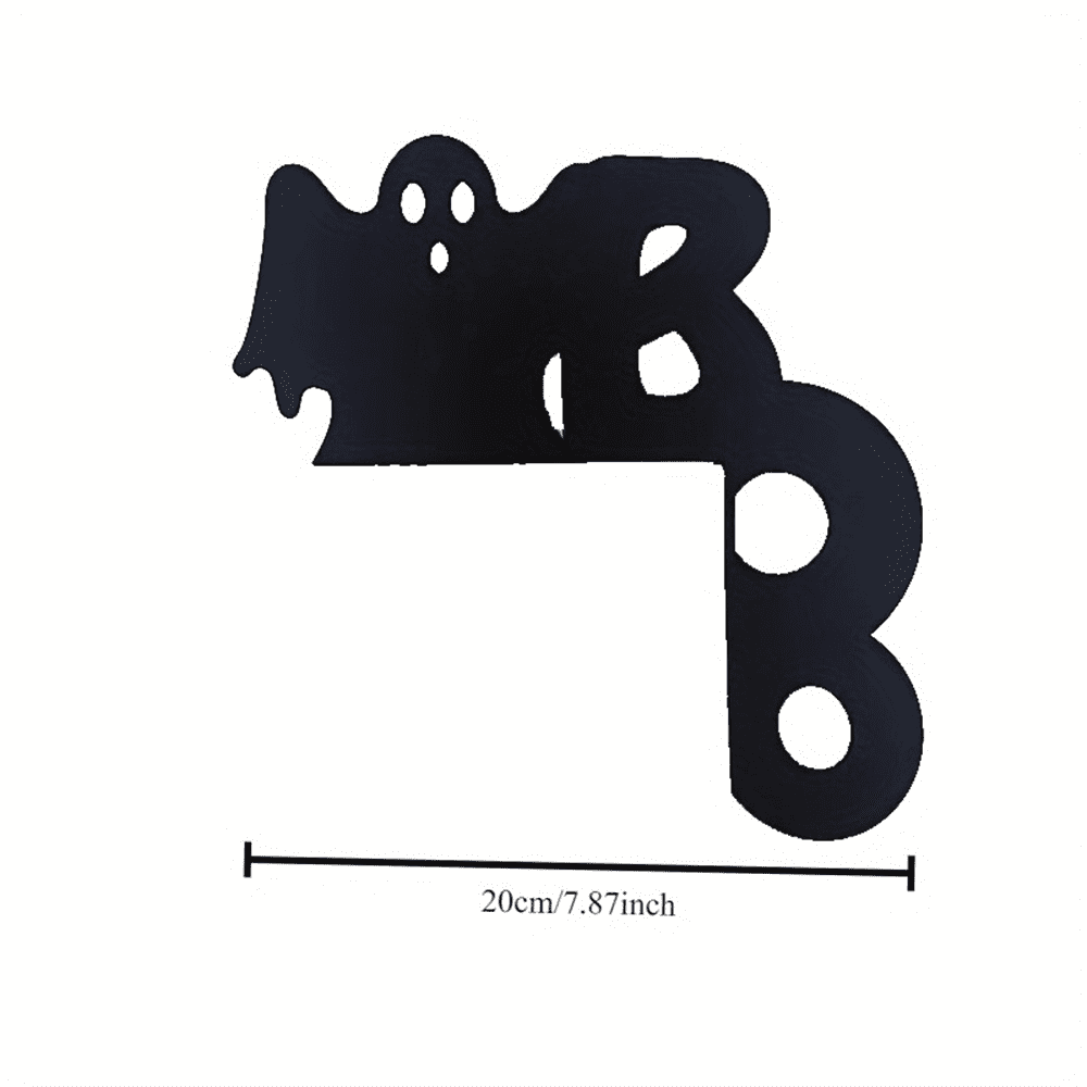 Adorable Spooky Ghost Door Hanger Iron Decor for Halloween and Beyond