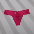 thumbnail image 1 of Tanga sexy de cintura baja para mujer, ropa interior de encaje transparente, 1 of 6