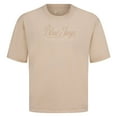 thumbnail image 2 of Men's Levelwear Khaki Toronto Blue Jays Ethereal Oversized Luxe Signature Knit T-Shirt, 2 of 3