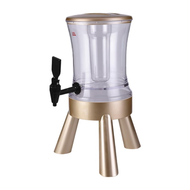 Torre de cerveza, torre de bebidas, grifo de 3L con tubo de congelación, dispensador de torre de cerveza transparente y resistente, dispensador de