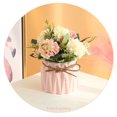 thumbnail image 4 of Mother‘s Day Simulation Flower European-style Plant pot Ceramic Potted Desktop For Home Decoration(White), 4 of 6