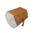 thumbnail image 2 of Organizador de gafas de , caja de almacenamiento de gafas de cuero sintético, multifunción, portátil, para colgar, para mujeres y hombres. Caqui 6 cuadrículas, 2 of 8