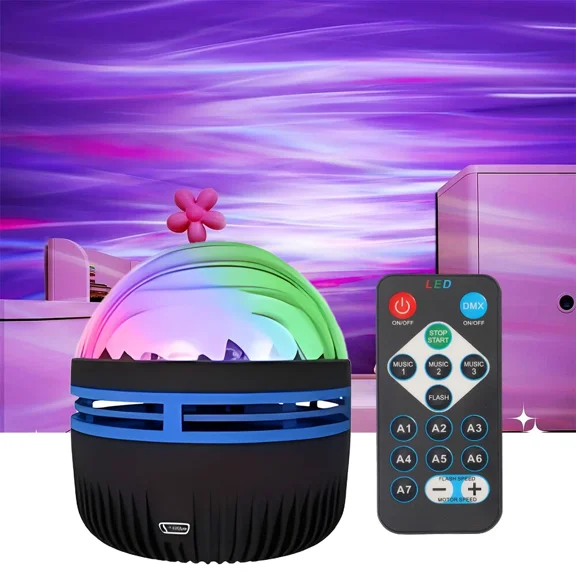 Aurora Borealis Projector Night Light Toy With Remote Control For Ceiling/Party