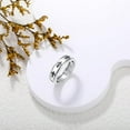 thumbnail image 6 of 6mm Cross Rings for Men 925 Sterling Silver Lord’s Prayer Spinner Ring Wedding Band Ring for Men Women Size 8/9/10/11/12, 6 of 6