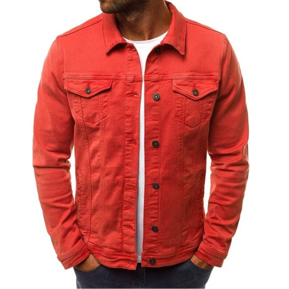 short sleeve denim jacket mens