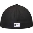 thumbnail image 4 of Men's New Era Black Tampa Bay Rays Cooperstown Collection Wool 59FIFTY Fitted Hat, 4 of 5