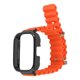 thumbnail image 3 of Correa de reloj de repuesto 2 en 1 Bling Bling para Redmi Watch 3 Silicona Ajustable Color Naranja, 3 of 12