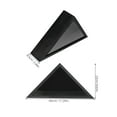 thumbnail image 3 of GOOHOCHY Triangle Flag Case Wood Black 1 Piece, 3 of 9