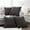 Chocolate, variant on Home Soft Things Sherpa Pillow Cover 4 Piece Set, 20" x 20", Lemon Curry