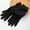 Black, variant on QIUYI Natural Mulberry Silk Gloves Female Summer Thin Breathable Sleep Moisturizing Touch Screen Driving Sunscreen Mittens