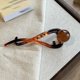 thumbnail image 1 of Vintage Brown Pearl Hair Clip Elegante y doblar el pelo para las mujeres con estilo horquilla francesa para Updos, 1 of 6