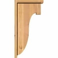 thumbnail image 3 of 5 1/2"W x 12"D x 24"H Del Monte Smooth Corbel w/Backplate, Western Red Cedar, 3 of 9