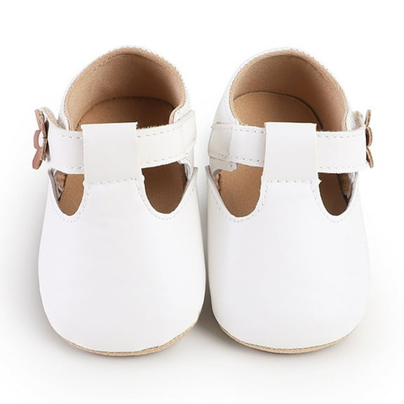 Loliuicca Baby Girl Cute Flats Soft Soles Flowers Mary Jane Shoes Walking Shoes