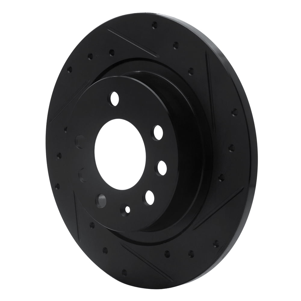 Dynamic Friction Company 633-52006R DFC Brake Rotor - Drilled And Slotted - Black