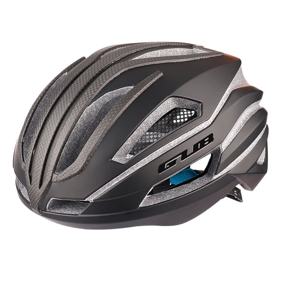 Eigraketly Casco de bicicleta Transpirable Cómodo Absorción de golpes Protector de cabeza de bicicleta Agujeros integrados Suministro de Ciclismo Negro