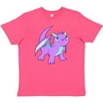 thumbnail image 3 of Inktastic Cute Baby Purple Dragon Youth T-Shirt, 3 of 5